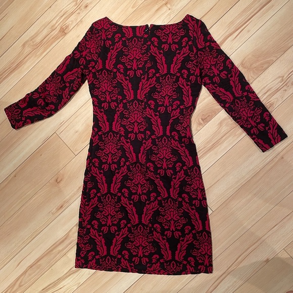 Sz M BB Dakota black and red long sleeve dress - Picture 9 of 9